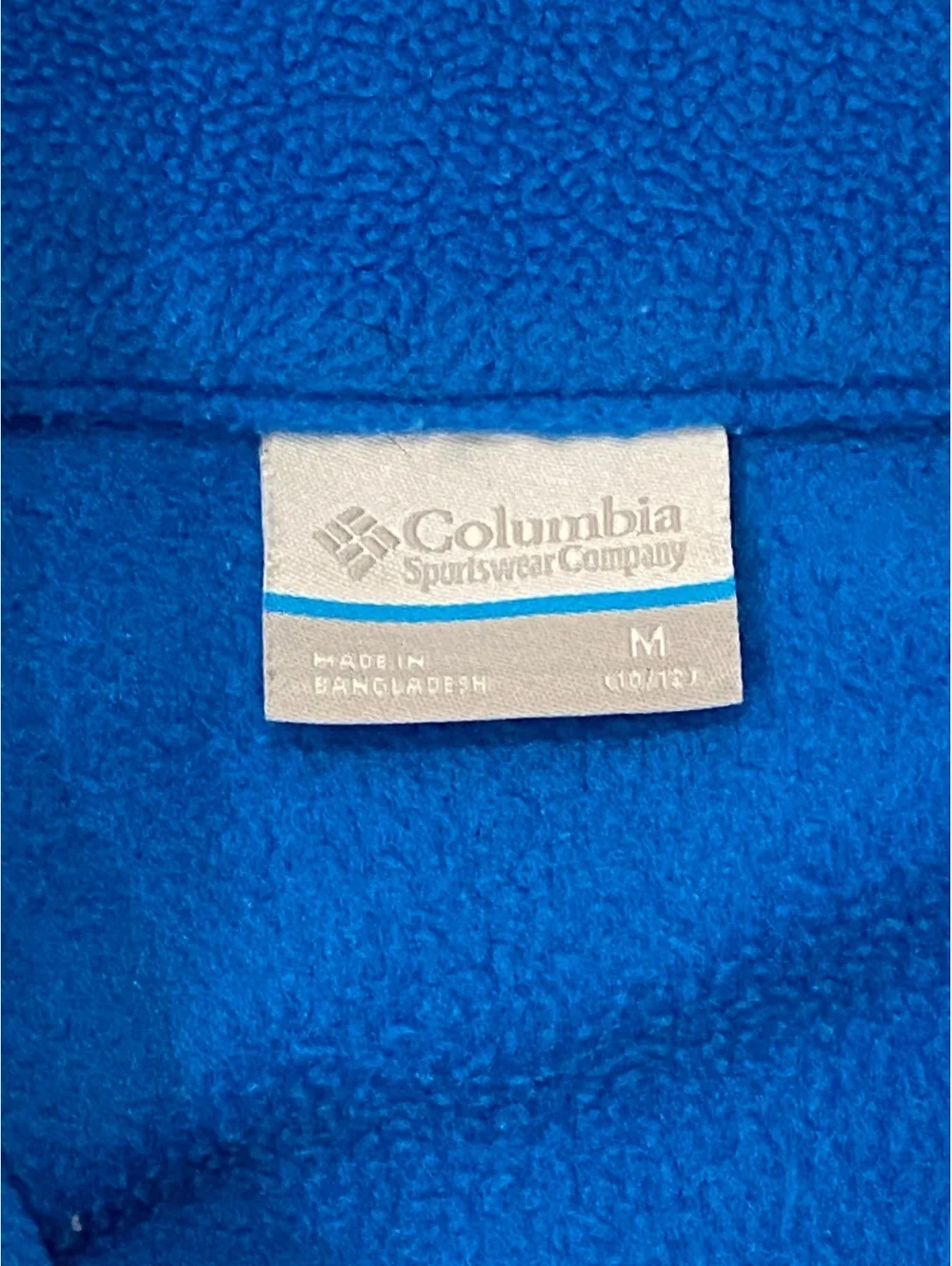 Columbia Blue Fleece Jacket Medium